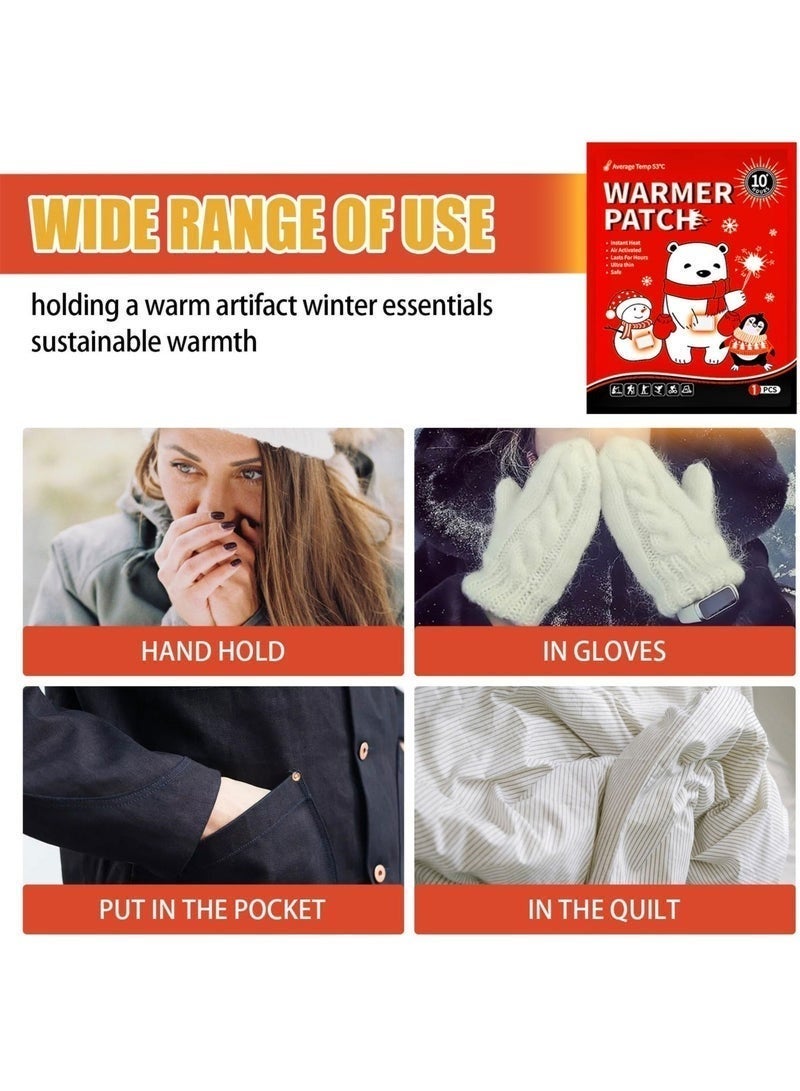 Warm Body & Hand Warmers - Long Lasting Natural Odorless Air Activated Warmers - Up to 10 Hours of Heat, Hot Warmer Patch for Skiing, Winter Hiking, Outdoor Camping - 15 Pack - Image 4